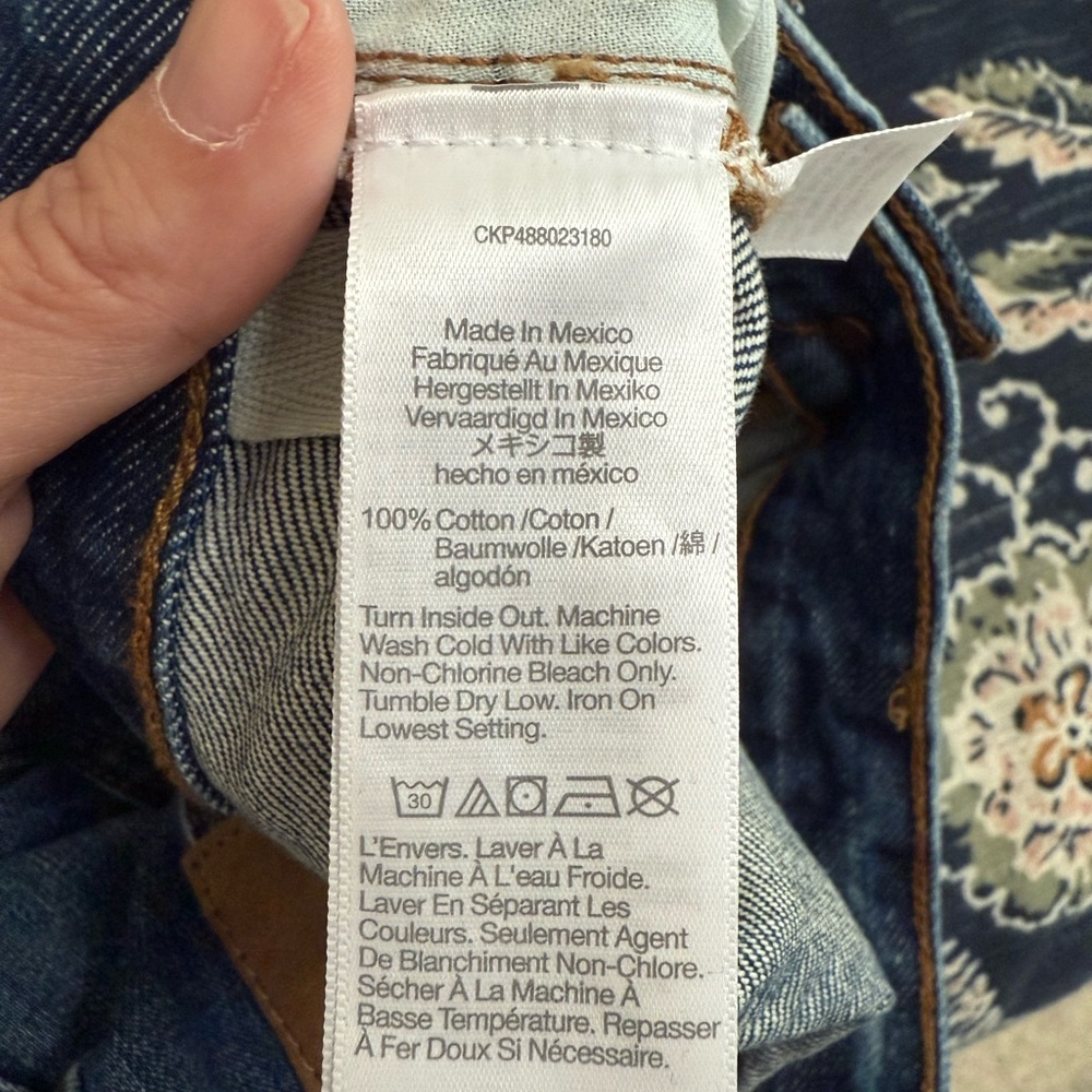 Madewell Low-Slung Baggy Button Fly Wide Leg Jeans NWOT - Picture 6 of 8